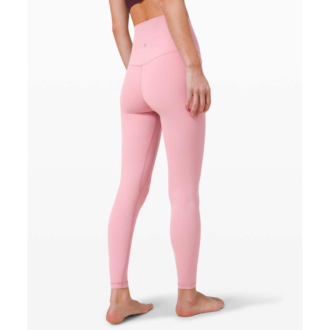 light pink lulu lemon leggings