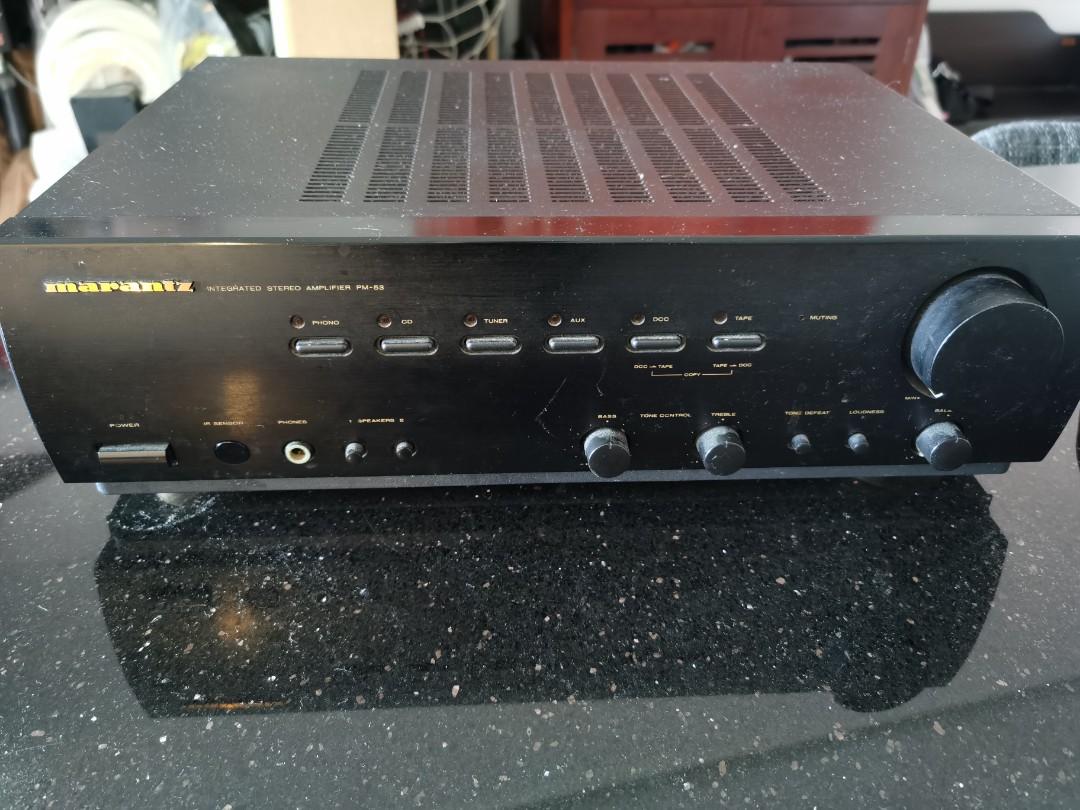 Amplificateur HiFi Marantz PM53 - Stéréo 2x65W - Fait Au Japon - Occasion Fonctionnel