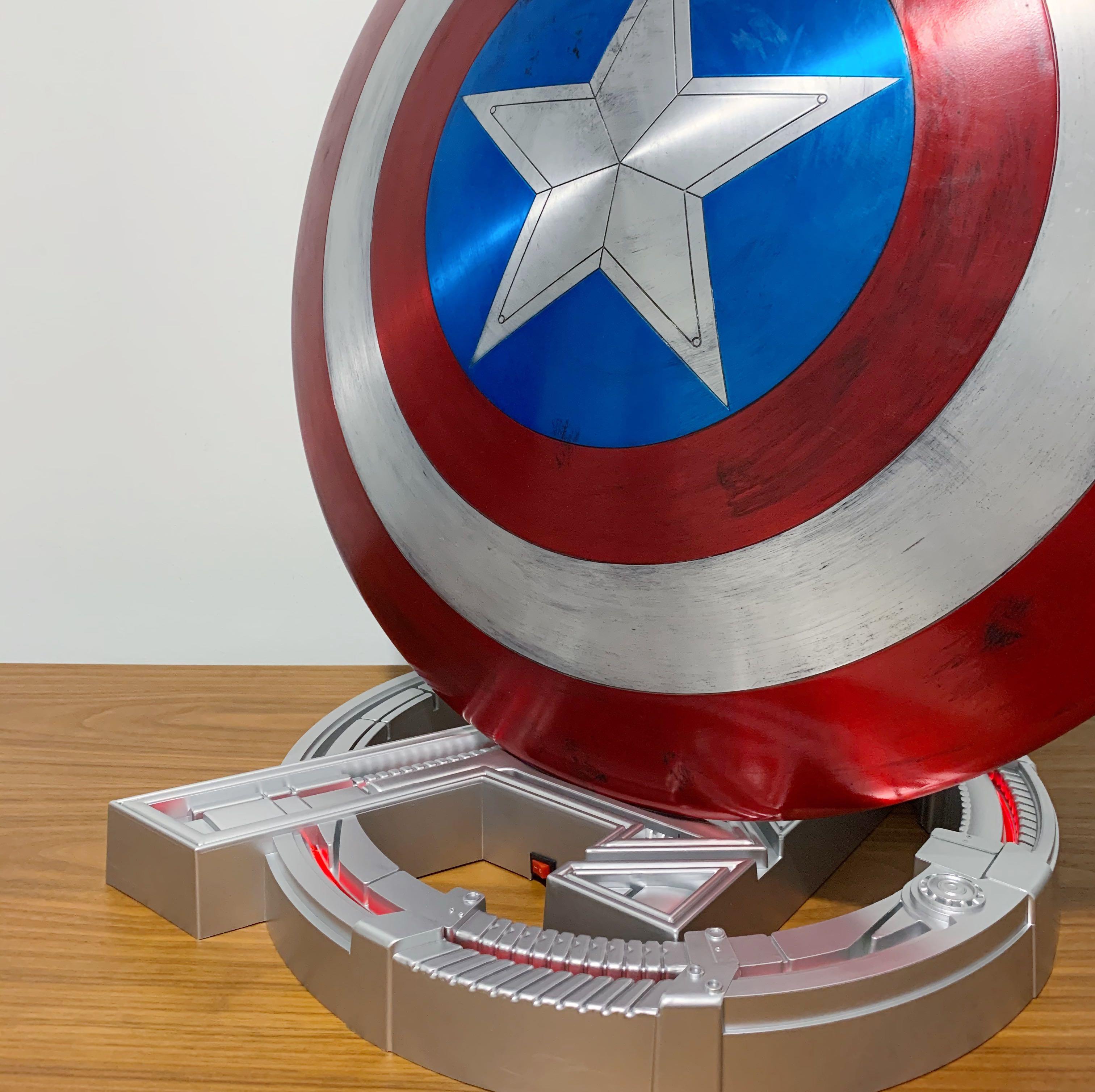 Marvel Avengers Captain America Shield Stand Toys Games Bricks Figurines On Carousell