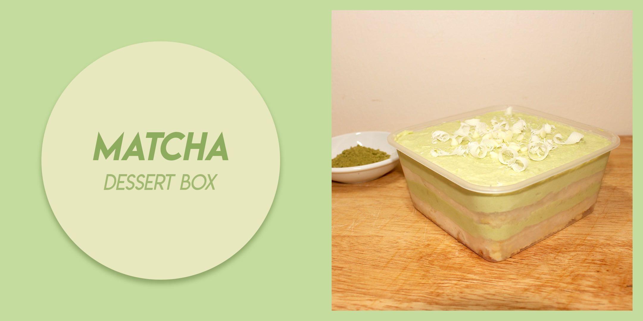 Matcha Dessert Box Food Drinks Baked Goods On Carousell