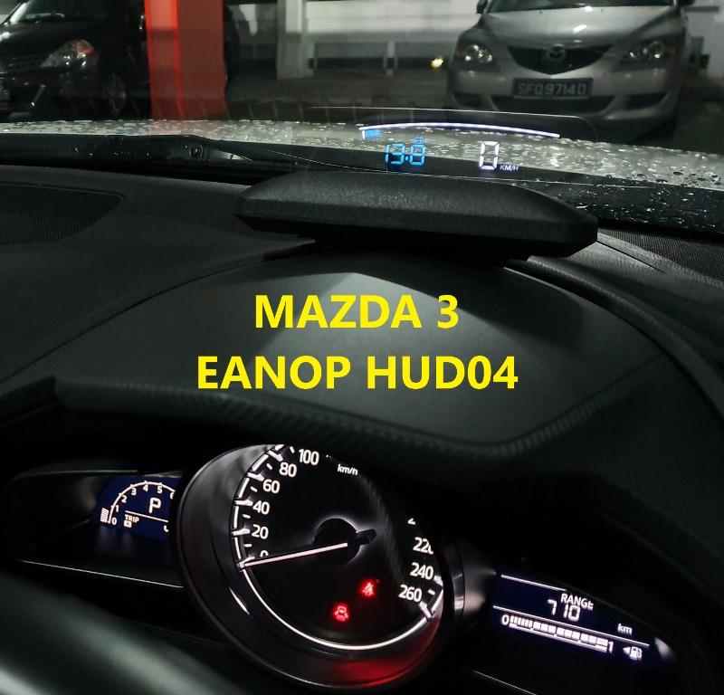 Mazda 3 Eanop Hud Head Up Display Hud04 Obd Obd2 Gauge Car Accessories Accessories On Carousell