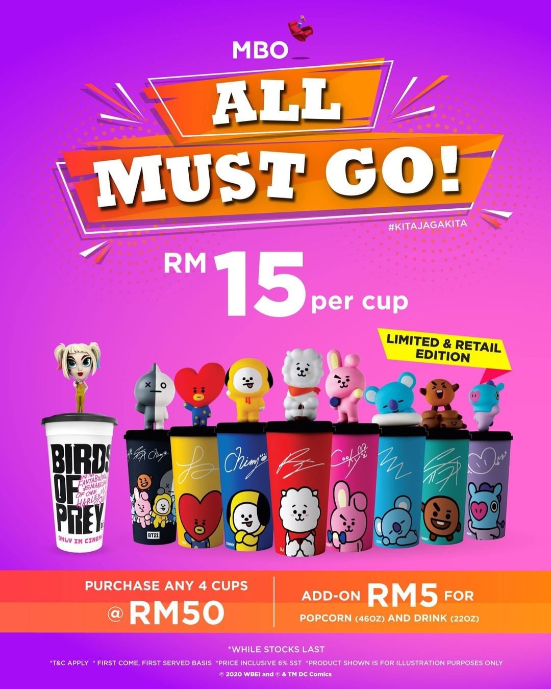 Mbo Bt21 Topper Cups K Wave On Carousell