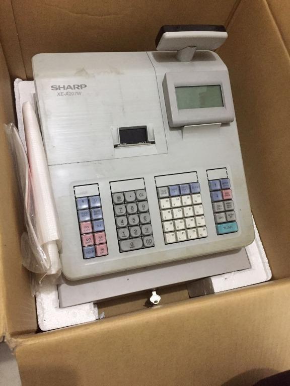 MESIN KASIR / CASH REGISTER SHARP XE A207, Elektronik, Lainnya di Carousell
