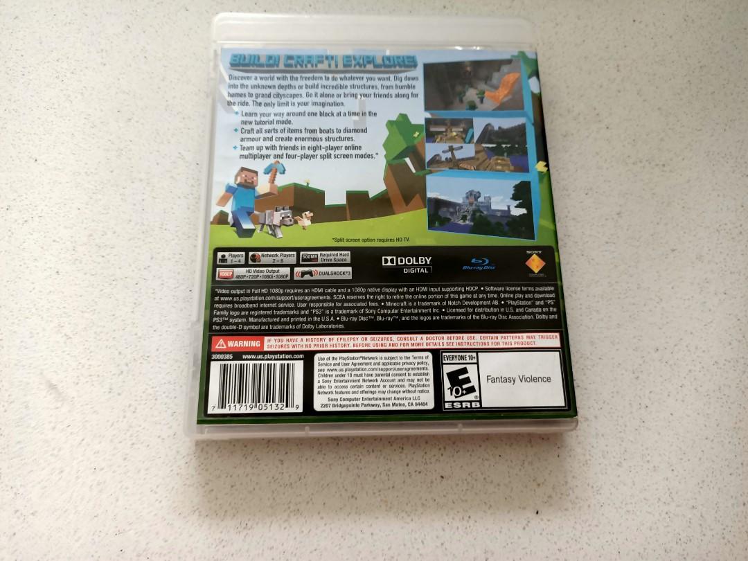 Sony Minecraft: Playstation 3 Edition - Strategy Game - Playstation 3  (3000385) 