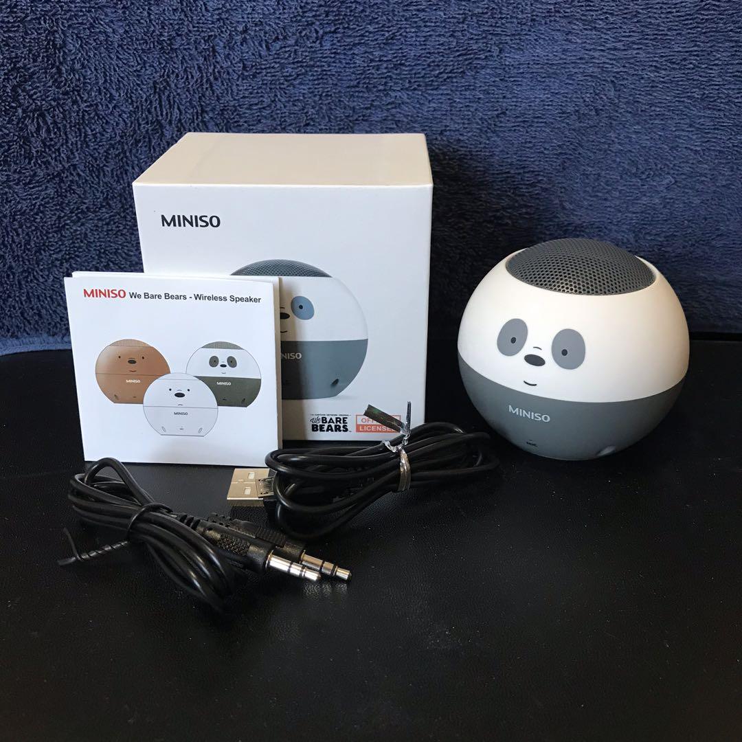 Miniso we bare bears speaker sales