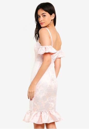 Missguided clearance peplum dress