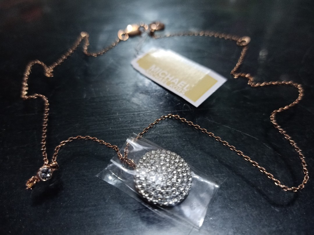 mk necklace gold