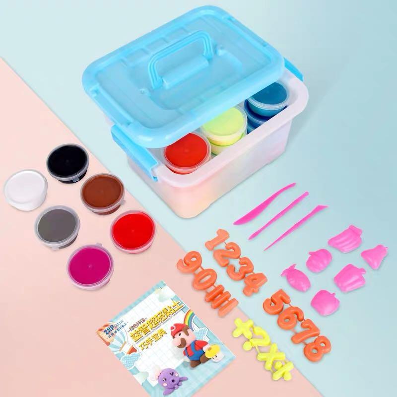 Modeling Clay Kit 24 Colors Air Dry Ultra Light Magic Clay, Soft