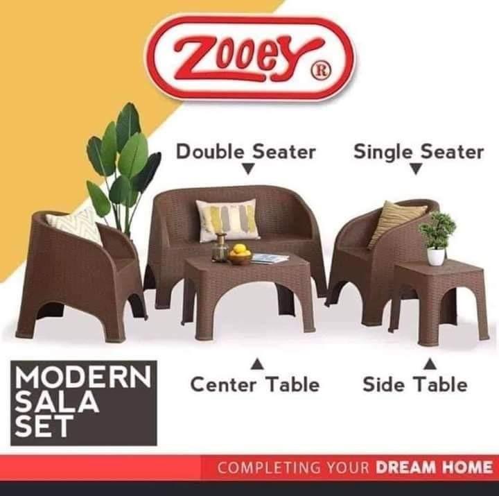 Modern rattan sala outlet set