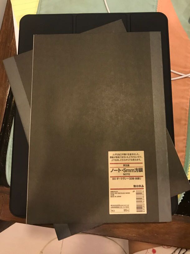 Muji B5 Grid Notebook (BRAND NEW)