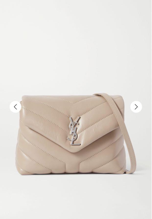 ysl toy loulou grey khaki