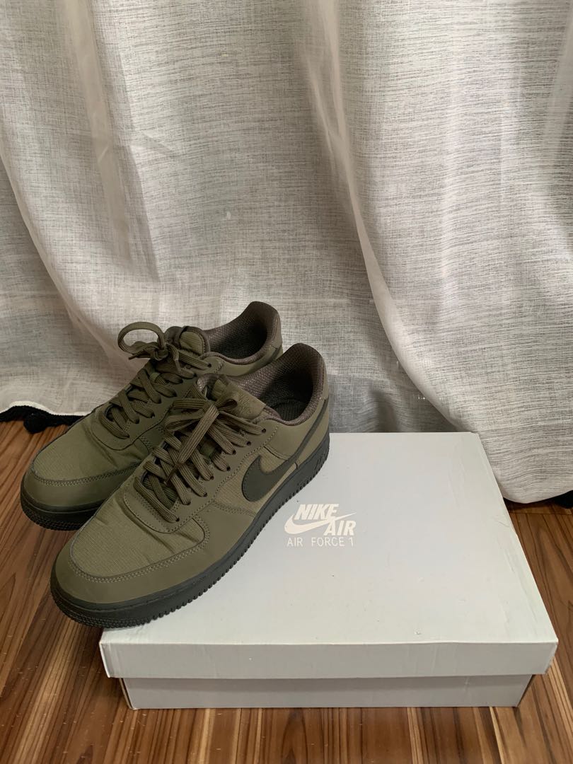 Nike Air Force 1 (Army Green), Men's 
