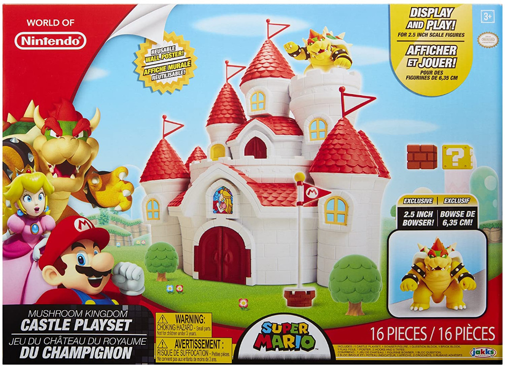 super mario castle playset