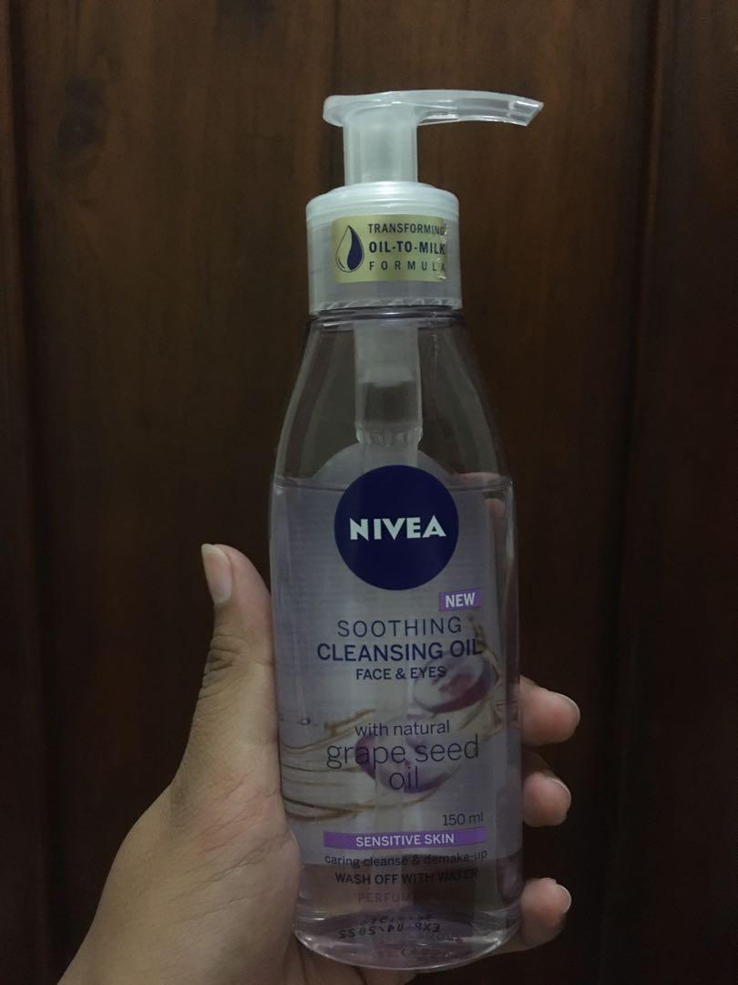 soothing cleansing oil nivea