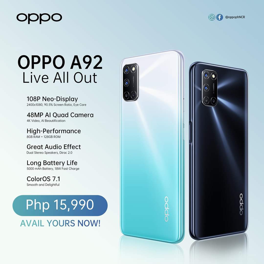 cpu oppo a92