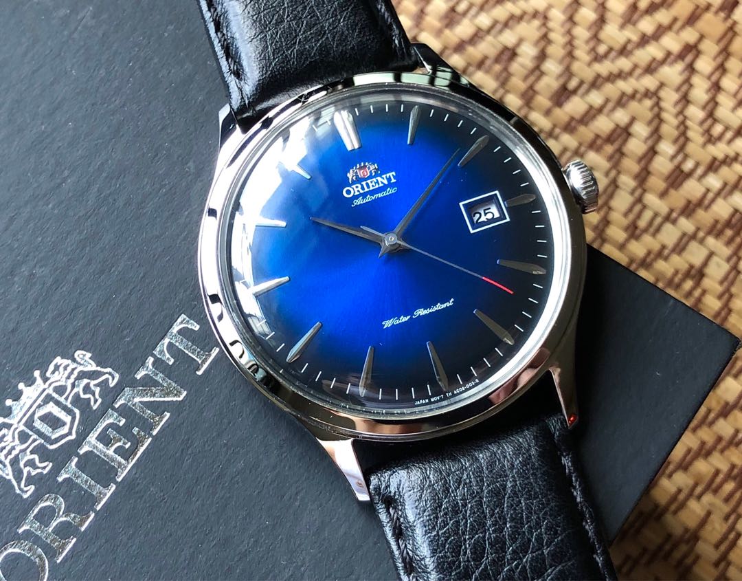 Orient Bambino V4 Unique Blue Dial Mobile Phones Gadgets