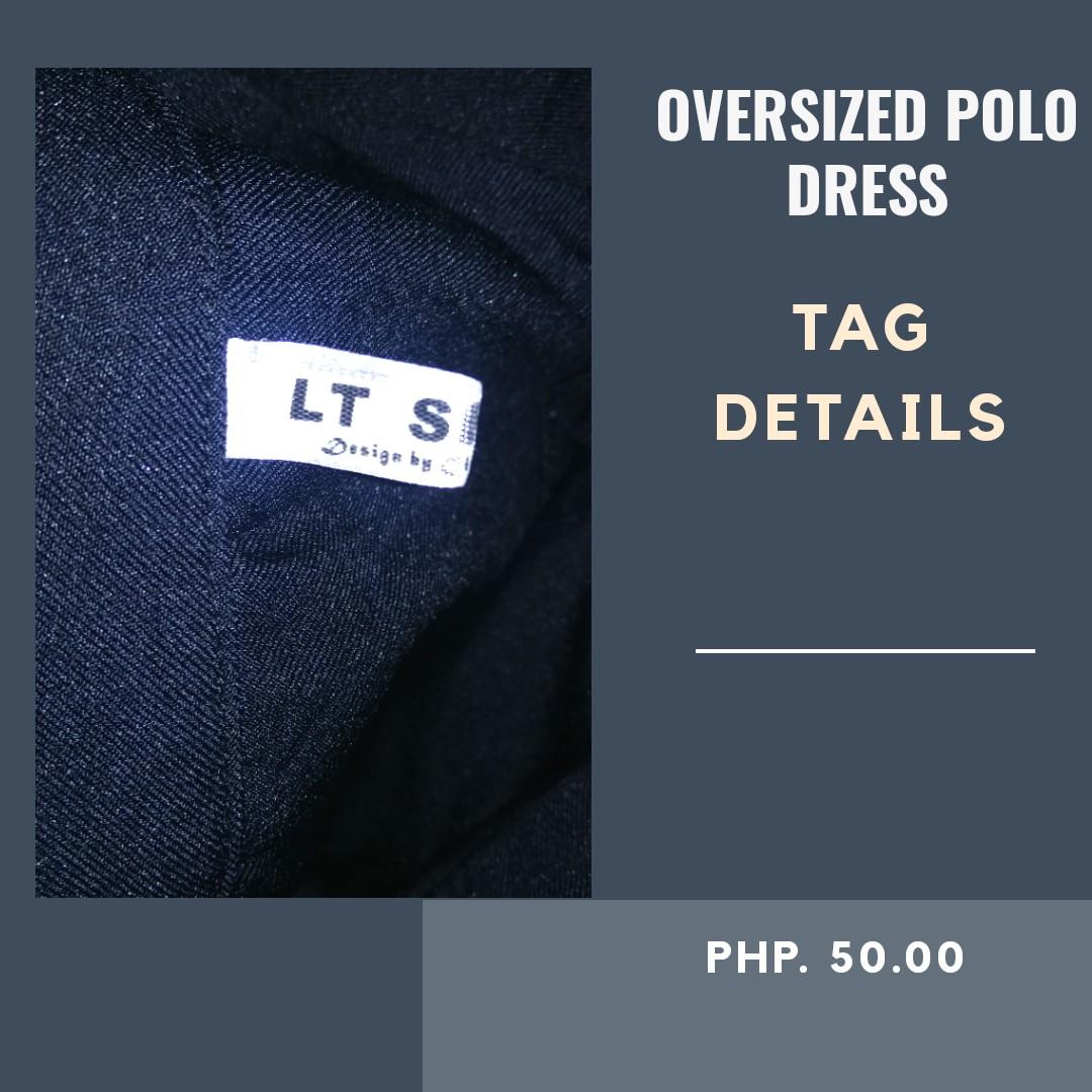 Oversized Navy Blue Polo Dress (Category: Dresses) located in Pasig City. Submitted by ceejay003 (Listing ID 1018741432, Image 3). Description: LIPAT-BAHAY Sale!! Used once! 👉I bought it from Lazada 👉 Perfect for casual attires. 👉 Color: Navy Blue 👉 Rfs: I'm moving out soon. Need magbawas ng gamit. 😂 👉.