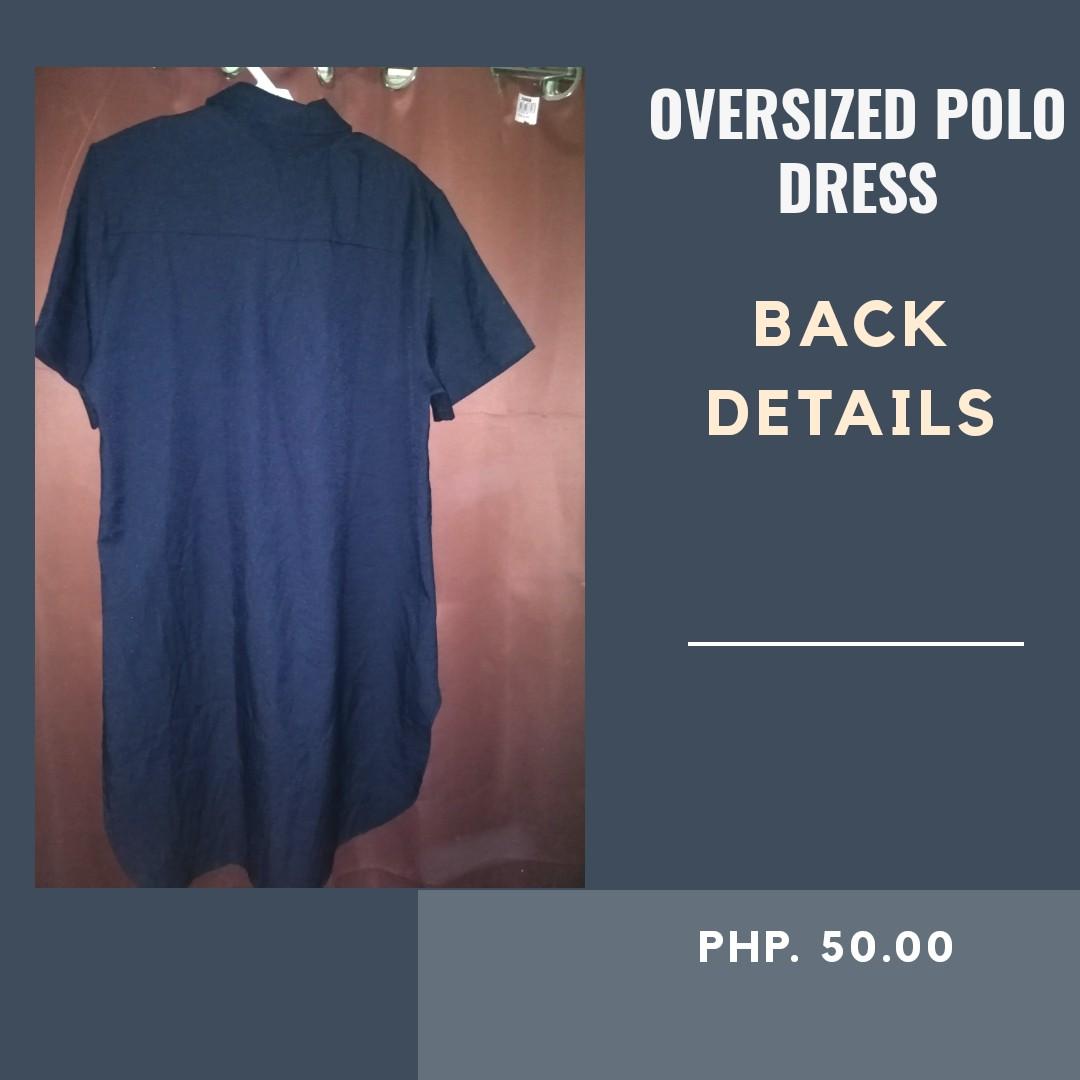 Oversized Navy Blue Polo Dress (Category: Dresses) located in Pasig City. Submitted by ceejay003 (Listing ID 1018741432, Image 2). Description: LIPAT-BAHAY Sale!! Used once! 👉I bought it from Lazada 👉 Perfect for casual attires. 👉 Color: Navy Blue 👉 Rfs: I'm moving out soon. Need magbawas ng gamit. 😂 👉.