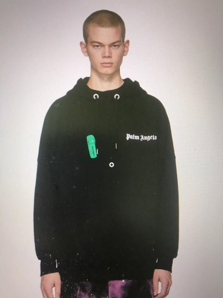 Palm angels security tag hoodie best sale