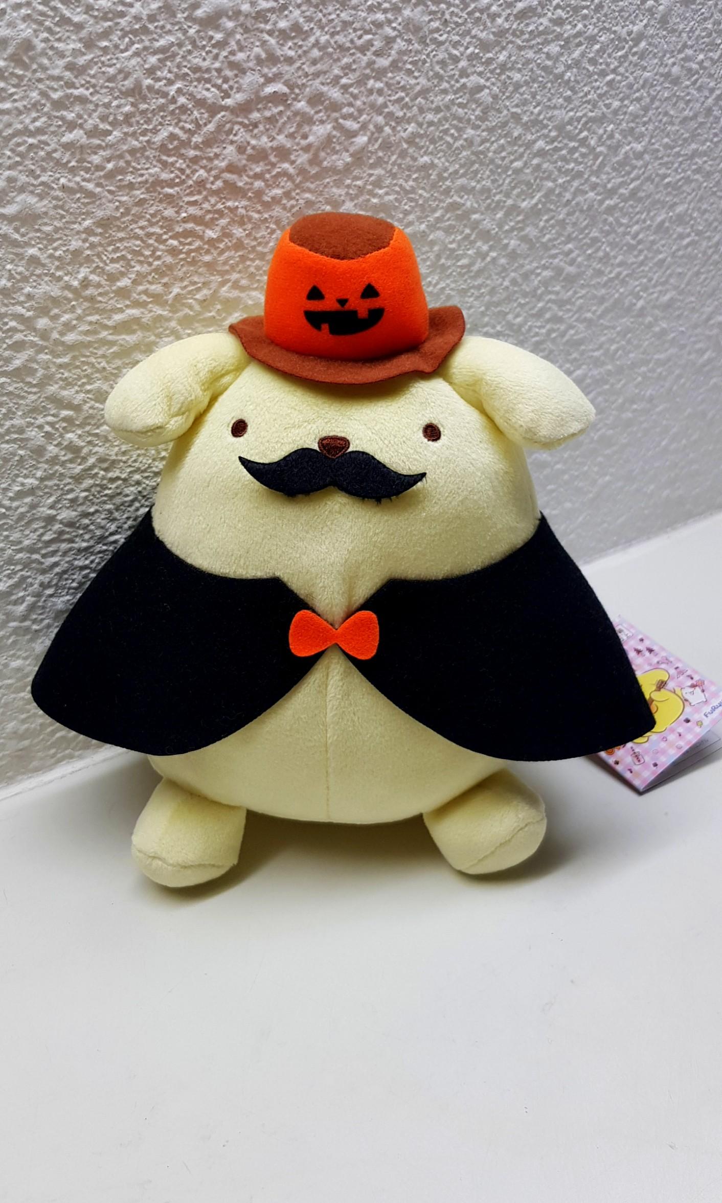 pompompurin halloween plush