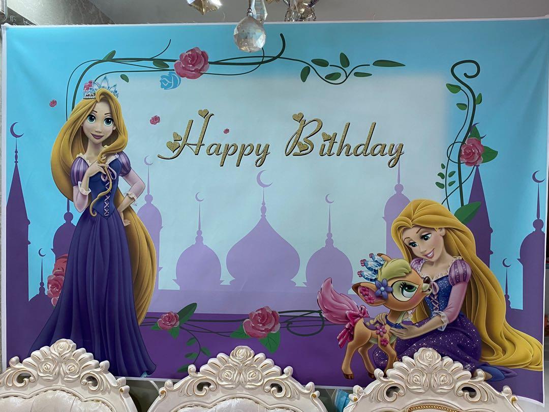 Rapunzel Backdrop, Everything Else on Carousell