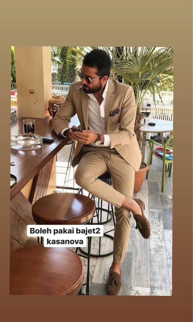 H&m brown blazer sale