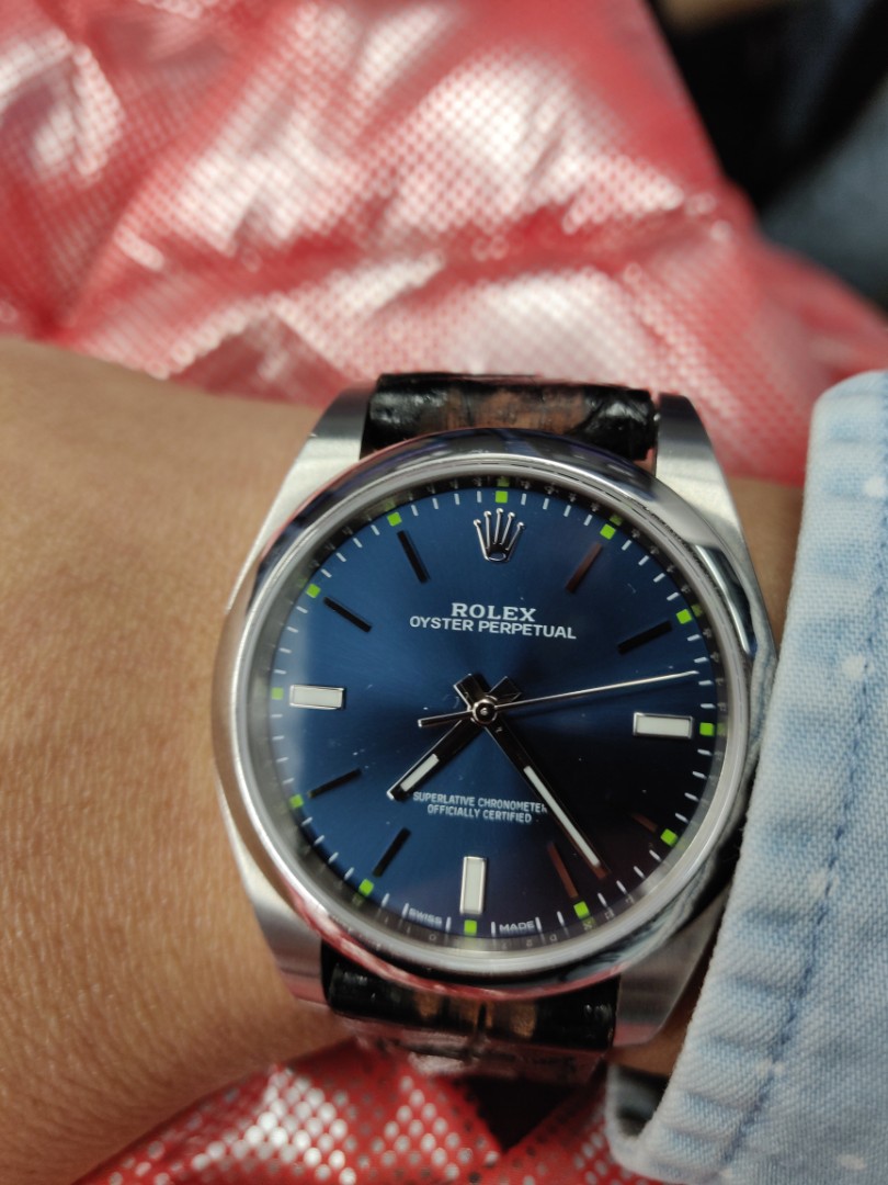 rolex 114300 blue