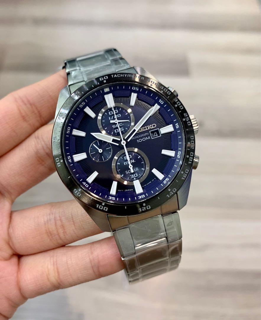 seiko criteria solar chronograph