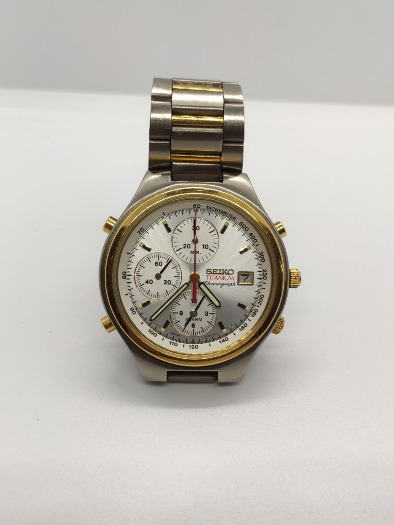 seiko titan chronograph