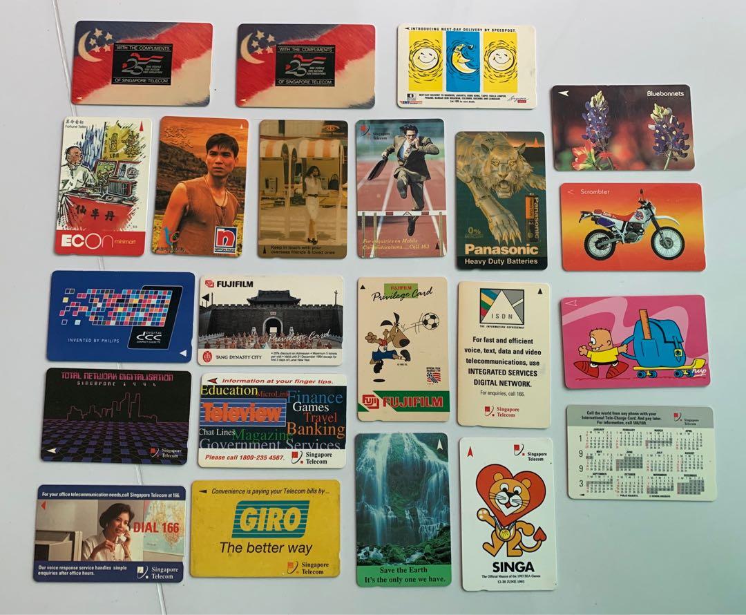 Singapore Vintage Used Phone Cards , Hobbies & Toys, Memorabilia &  Collectibles, Vintage Collectibles on Carousell