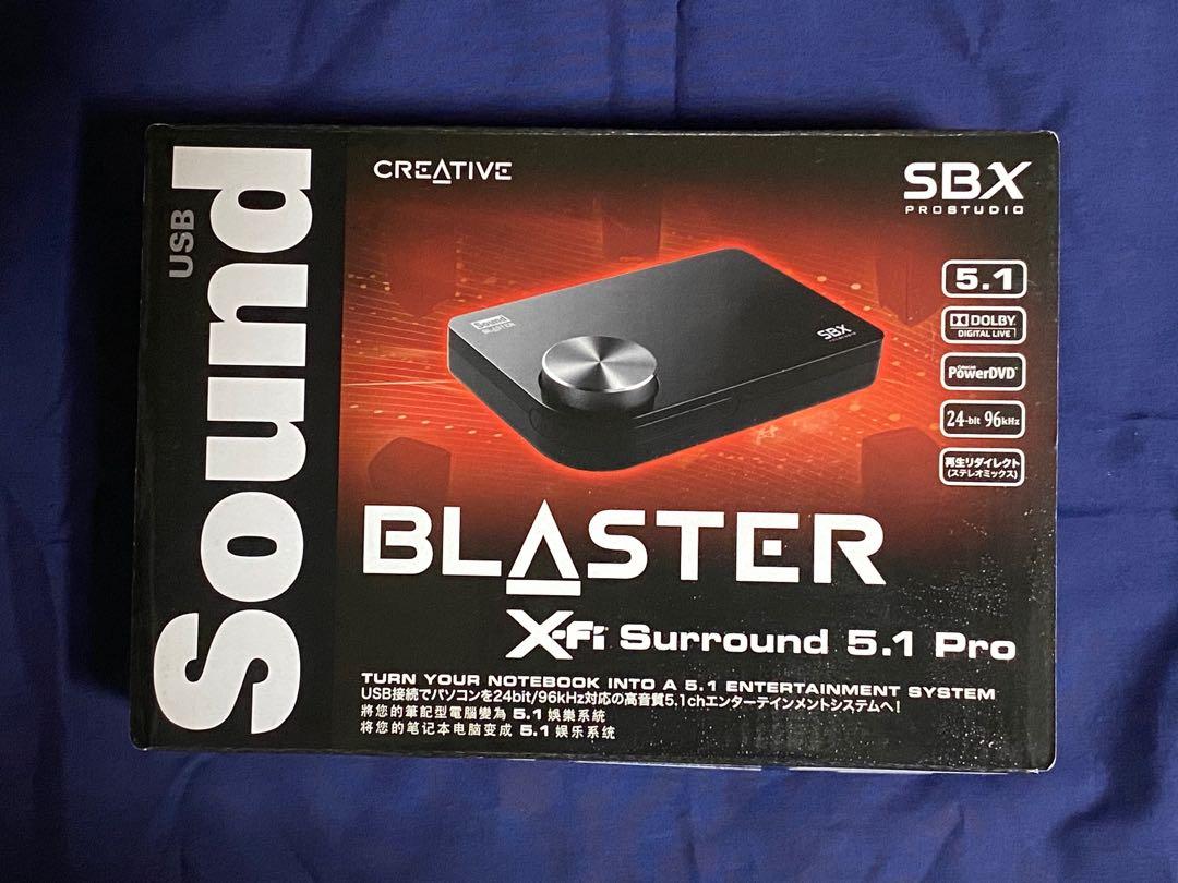 Sound Blaster X Fi Surround 5 1 Pro Electronics Computer Parts Accessories On Carousell