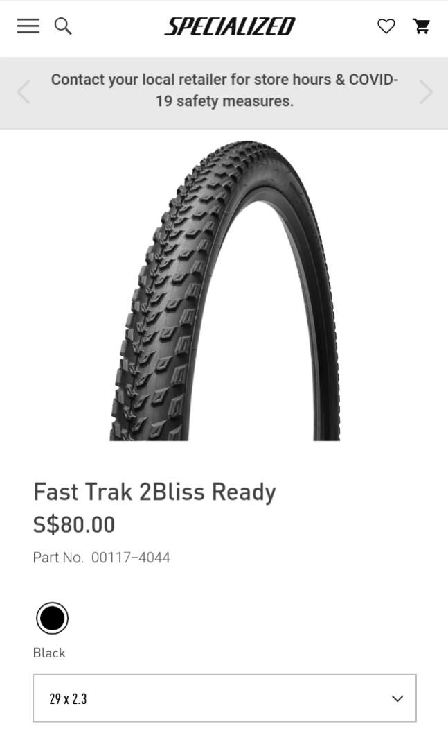 specialized fast trak control 29 x 2 3 sports equipment bicycles parts parts accessories on carousell
