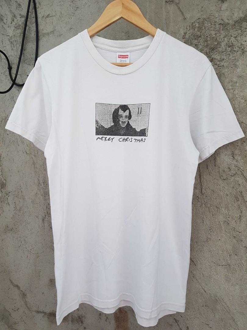 Supreme F W2015 Merry Christmas Tee Men s Fashion Tops Sets