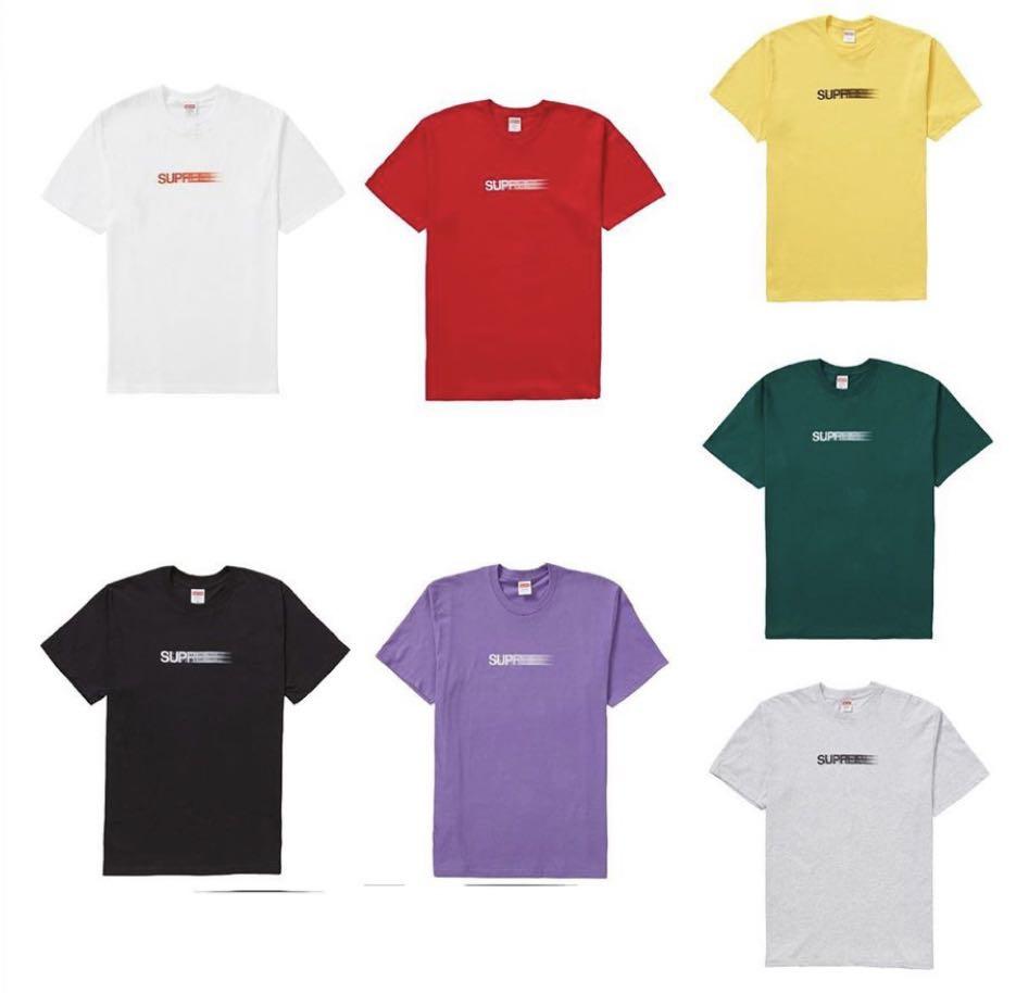 Supreme Motion Tee Men S Fashion Clothes Tops On Carousell