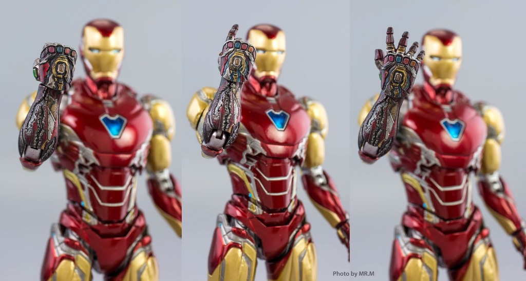 Takara Tony SHF Iron Man Mark 85 Nano Weapon Set Infinity Gauntlet ...