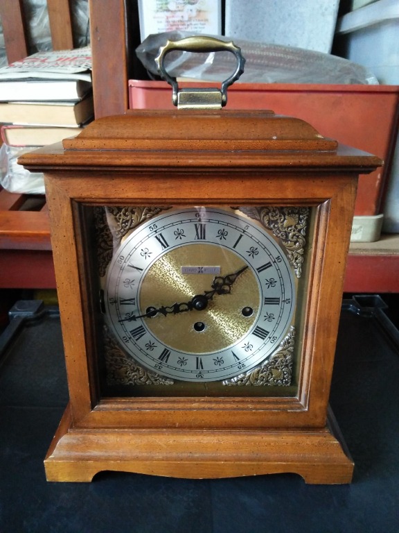 Vintage 1976 Howard Miller Keywound Mechanical Clock Westminster Chime