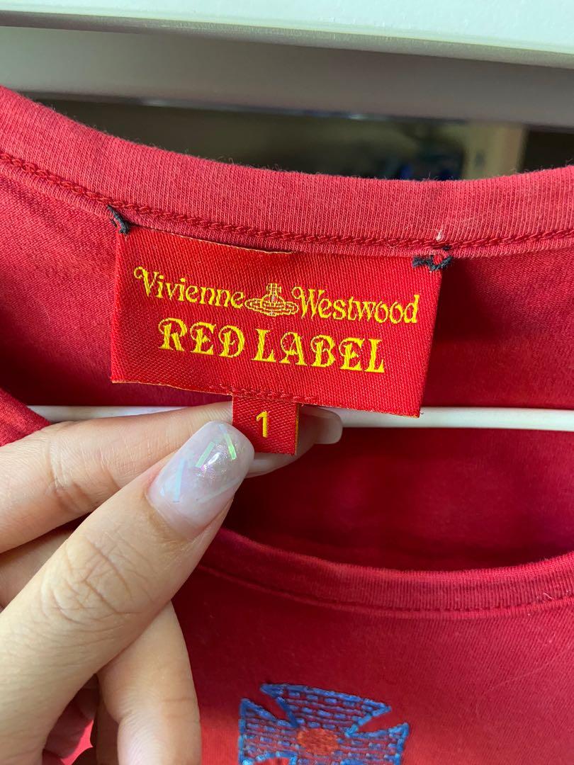 Vivienne Westwood Red Label 女裝紅色ORB Logo Tee T shirt 日本版