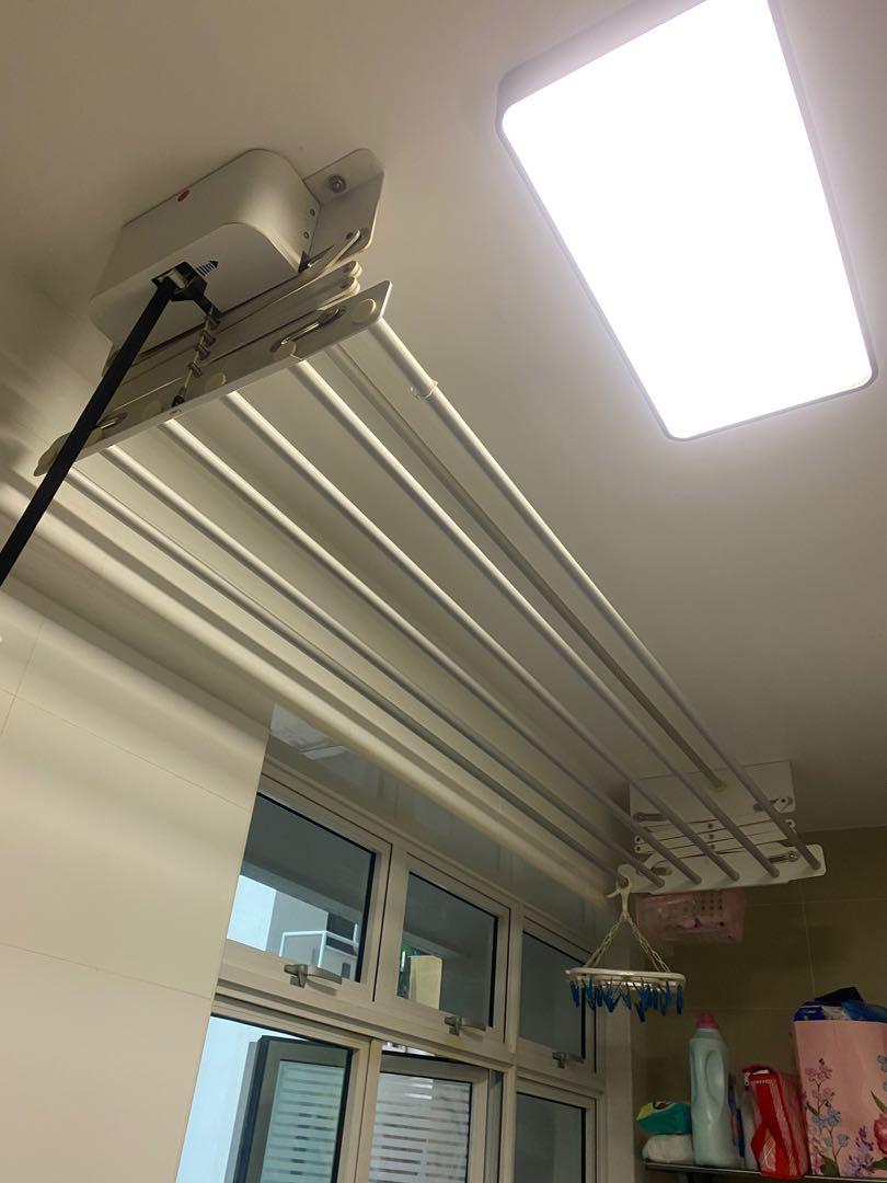 Winch system on sale laundry drying rack