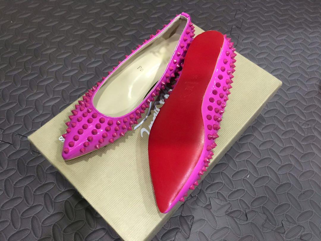 spiked flat shoes