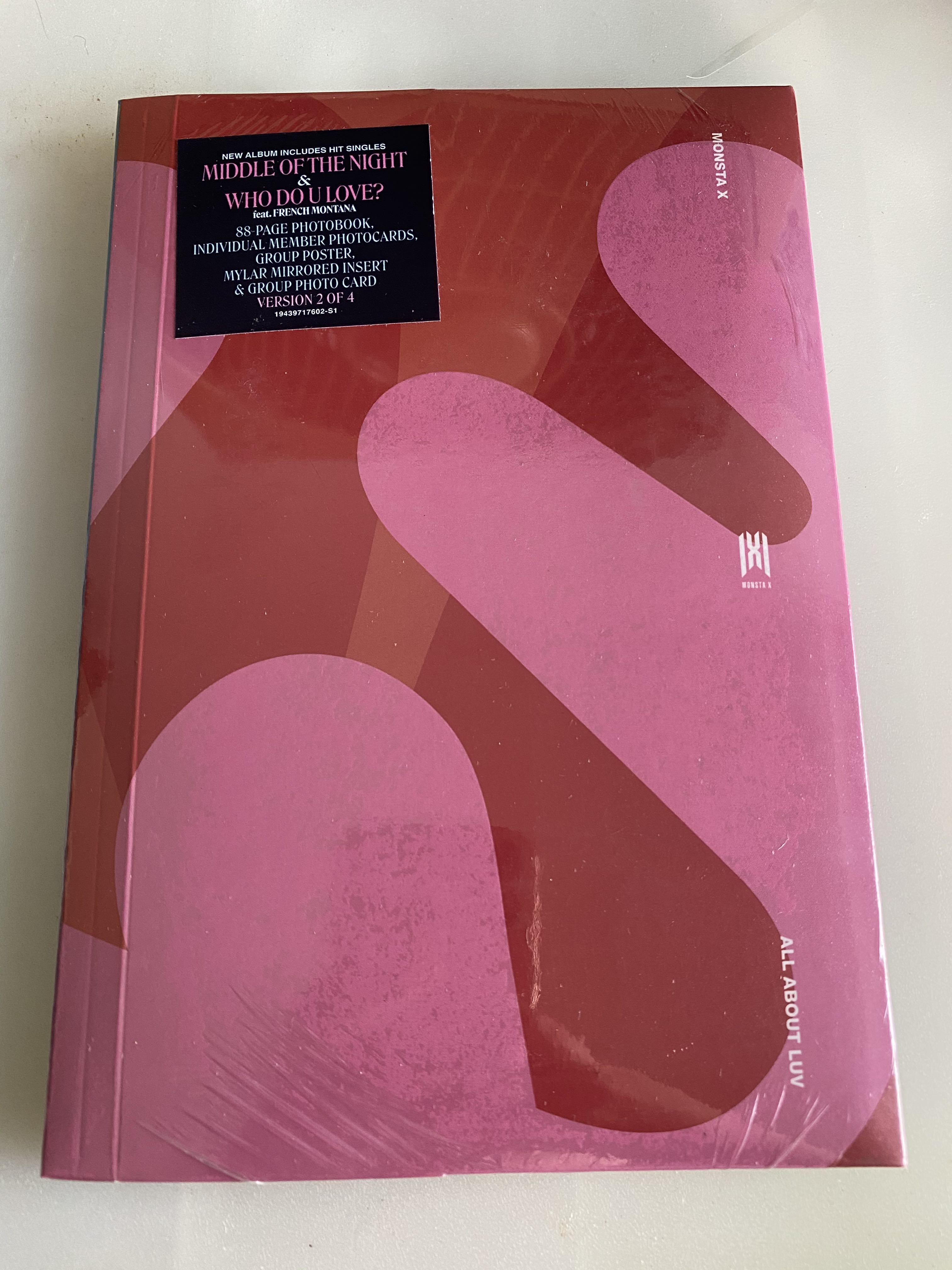 Wts Sealed Monsta X All About Luv Album Hobbies Toys Memorabilia Collectibles K Wave On Carousell
