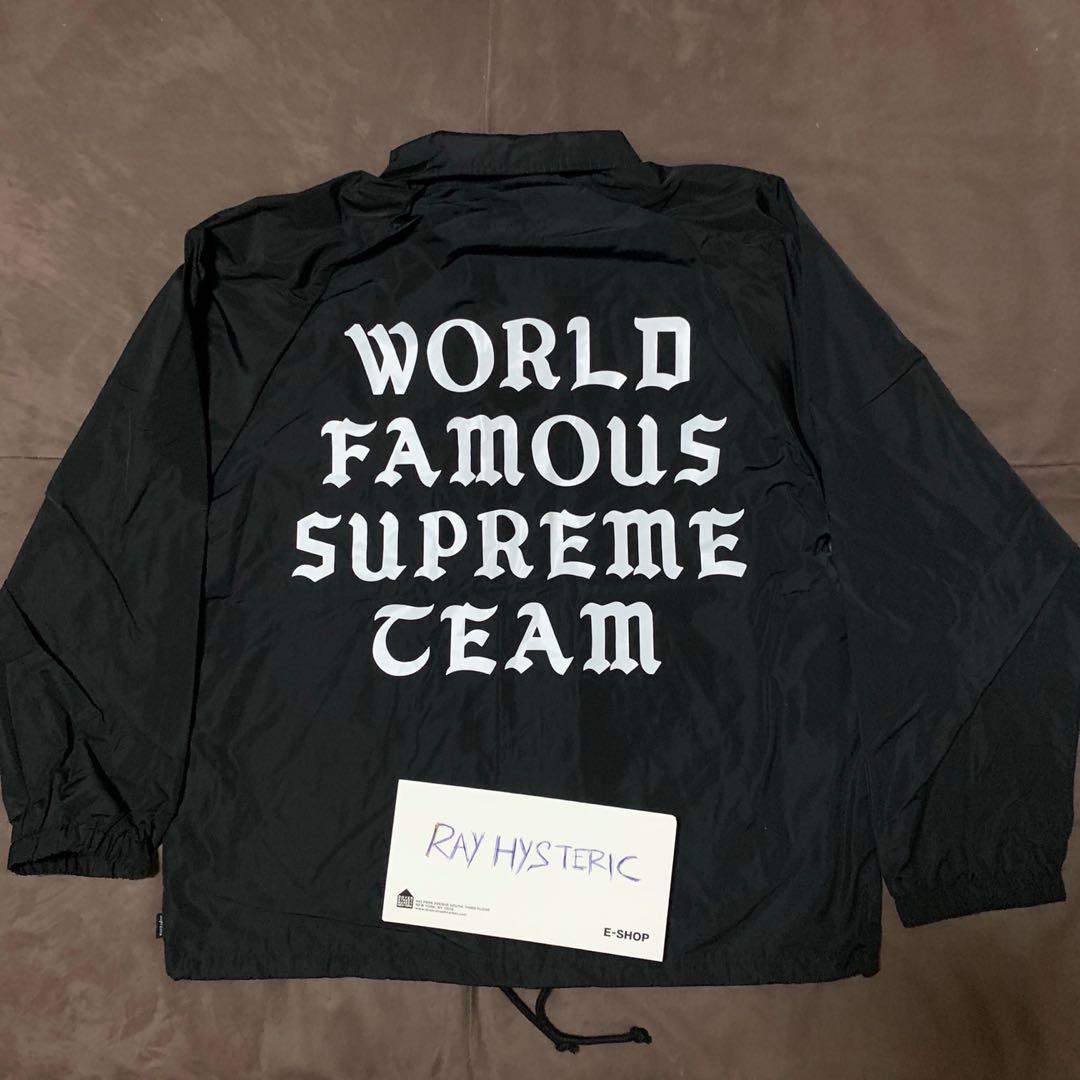 supreme world famous jacket