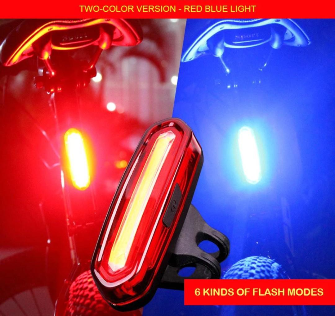 bicycle tail light rechargeable