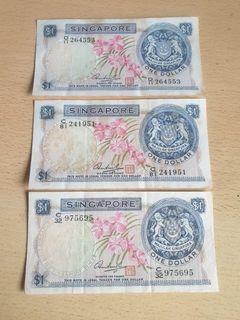 1972 old singapore money