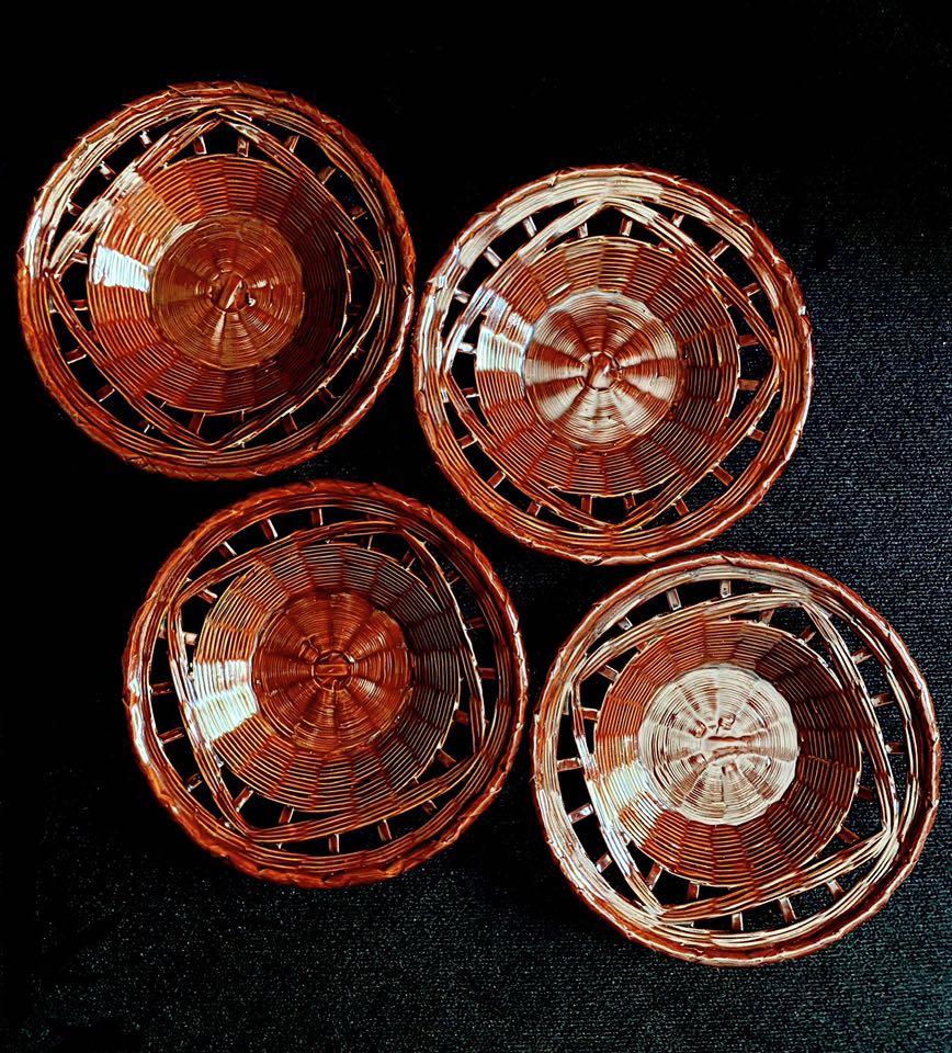 ♥️🔥Sale! 4pc Lacquer Bento Basket Type Coasters (Category: Storage Boxes & Baskets) located in Paranaque City. Submitted by sfairyboutique (Listing ID 1018930891, Image 1). Description: 4pc Lacquer Bento Basket Type Coasters -Made in Japan -New, no box -D4.8 x H0.5in 🧚‍♀️P280 sale P180.