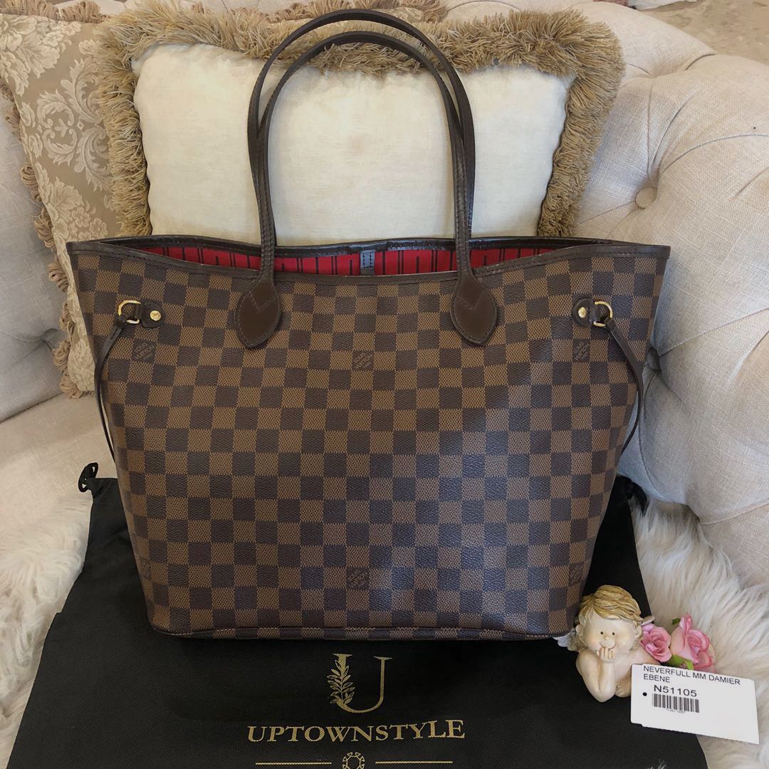 Louis Vuitton (LV) Damier Neverfull MM Bag N51105 = Authentic or