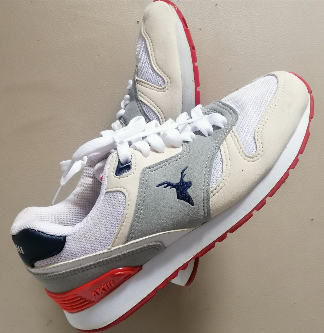 AKIII Classic Florida Series Gray Red Navy Korean Brand Women s