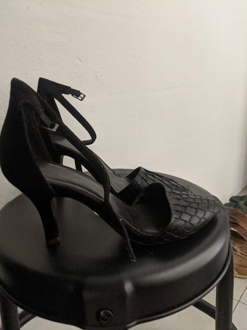alexander wang black heels