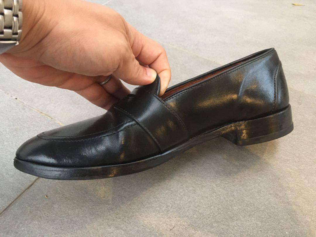 SALE Allen Edmonds Loafers slip on 9.5 10 Oxford Dress Office Formal Shoes 9.5D Alden Loake