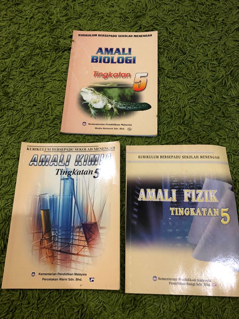 Amali Biologi Fizik Kima Tingkatan 5 Book Buku Books Stationery Books On Carousell