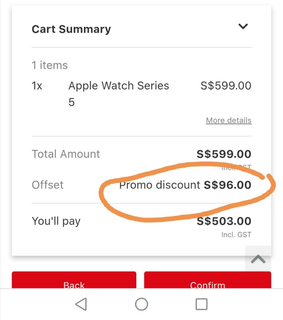 Apple watch online 5 coupon